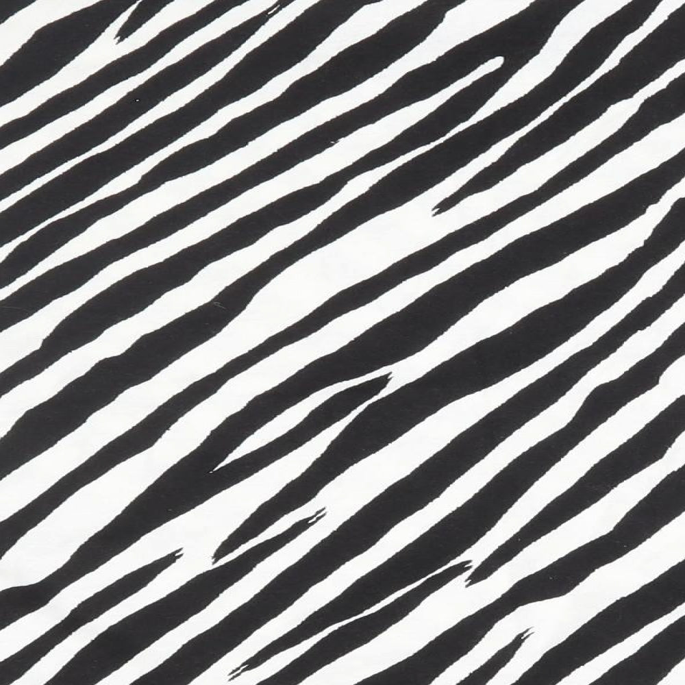 Topshop Womens White Animal Print  Basic T-Shirt Size S  - cropped