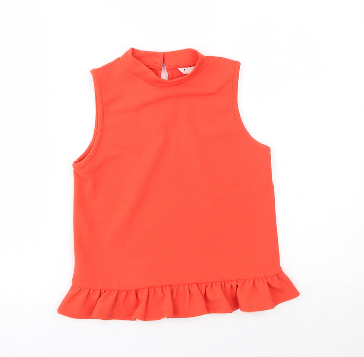 Matalan Girls Orange   Basic Blouse Size 10-11 Years