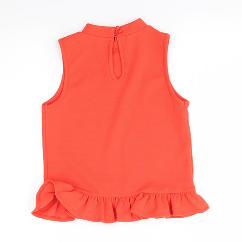 Matalan Girls Orange   Basic Blouse Size 10-11 Years