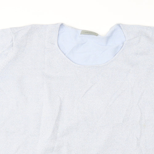 Finnkarelia Womens Blue   Basic Blouse Size 2XL