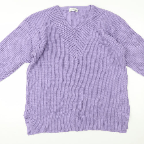 style unlimited Womens Purple   Pullover Jumper Size 20