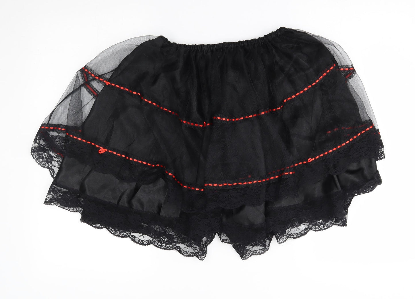 Preworn Womens Black   Pleated Skirt Size XL