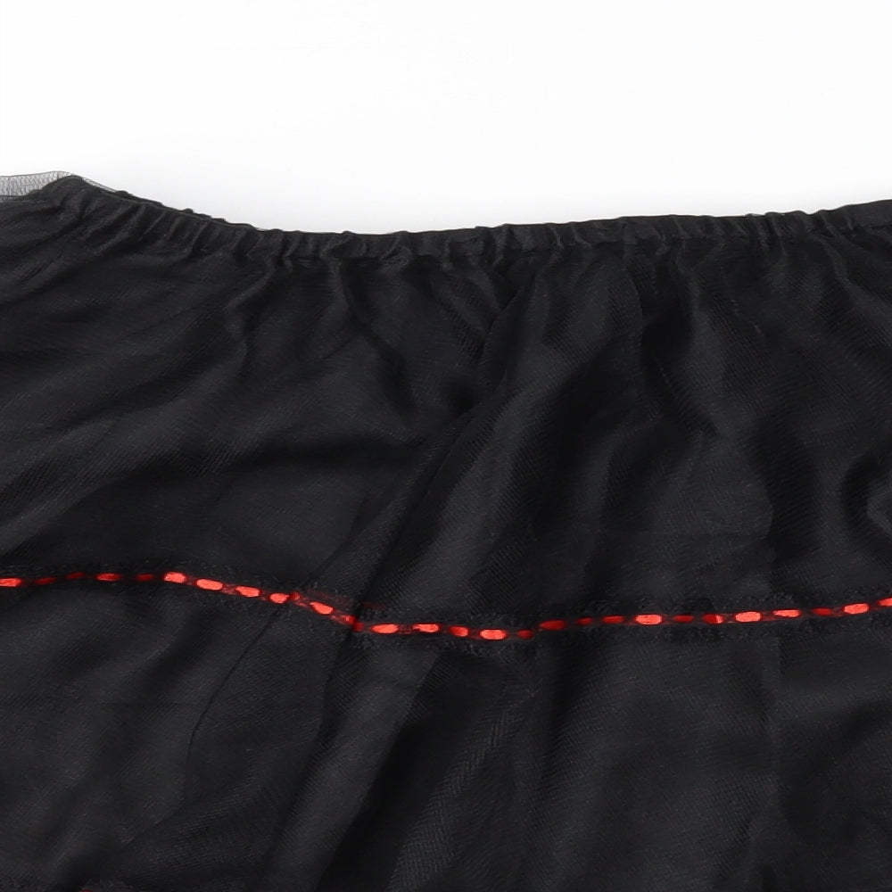 Preworn Womens Black   Pleated Skirt Size XL
