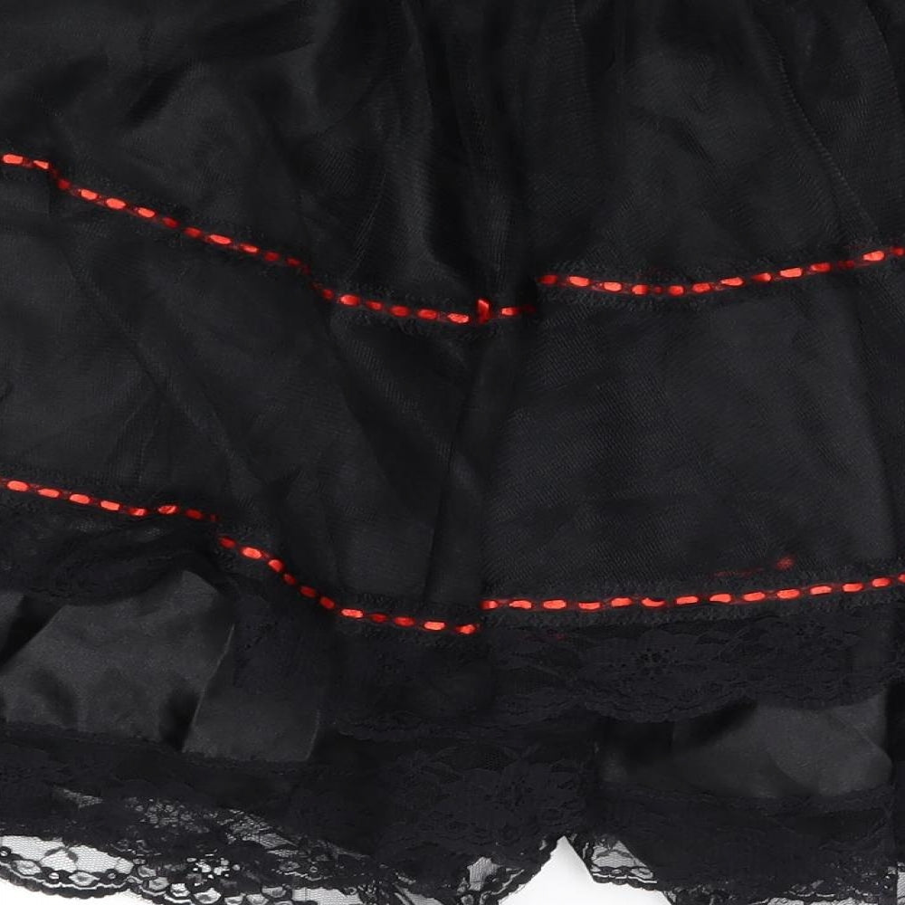 Preworn Womens Black   Pleated Skirt Size XL