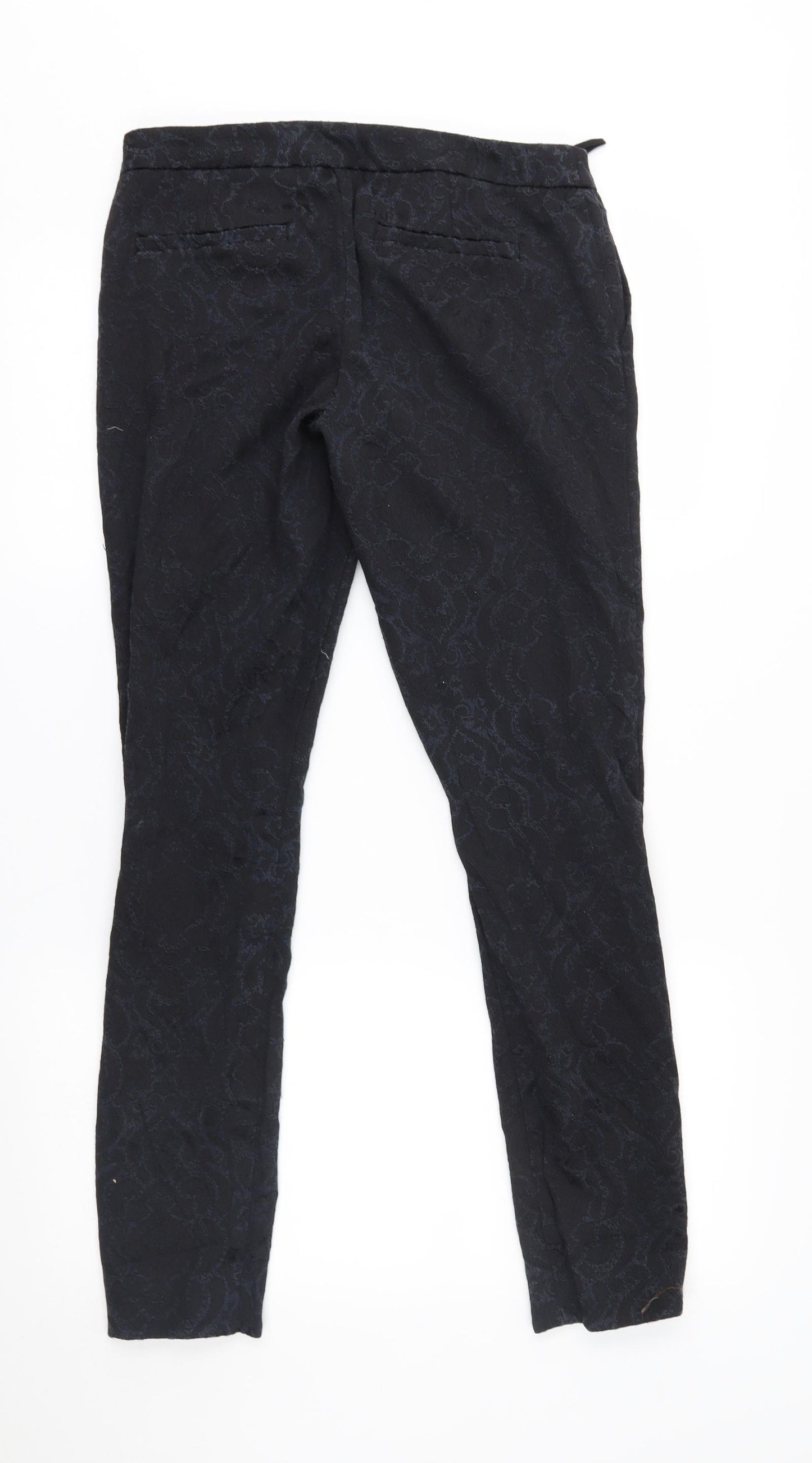 Woolworhts Womens Black   Trousers  Size 10 L30 in
