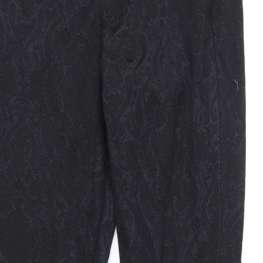 Woolworhts Womens Black   Trousers  Size 10 L30 in