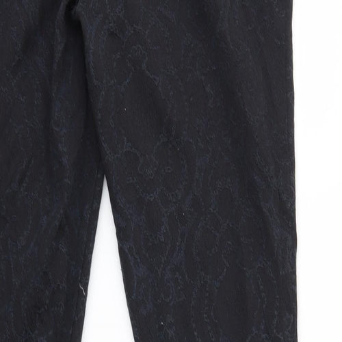 Woolworhts Womens Black   Trousers  Size 10 L30 in