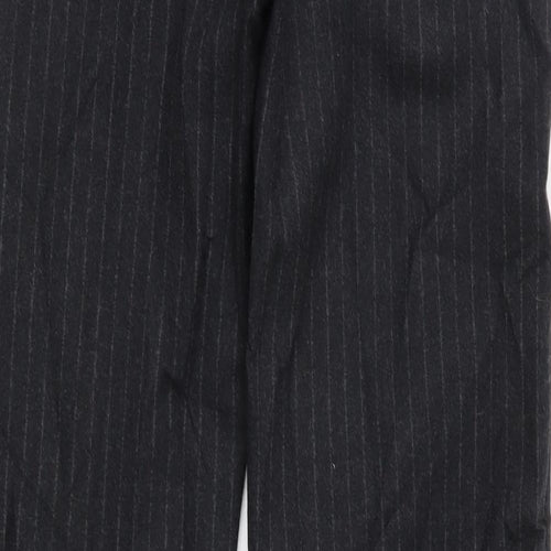Jigsaw Womens Black Striped  Trousers  Size 10 L32 in