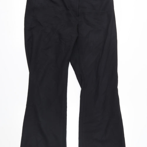 New Look Womens Black   Trousers  Size 12 L28 in -