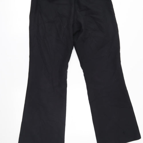 New Look Womens Black   Trousers  Size 12 L28 in -