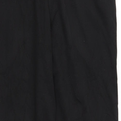 M&S Womens Black   Trousers  Size 14 L27 in