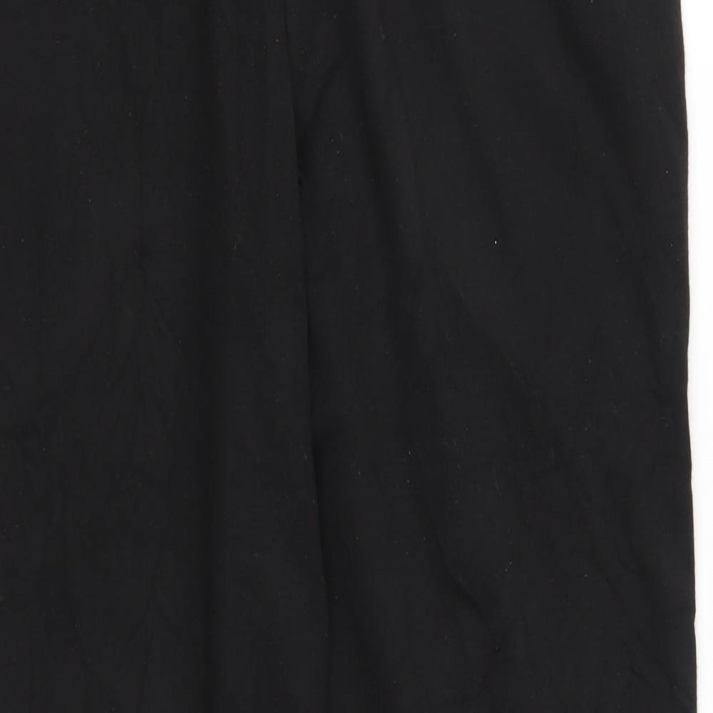 M&S Womens Black   Trousers  Size 14 L27 in