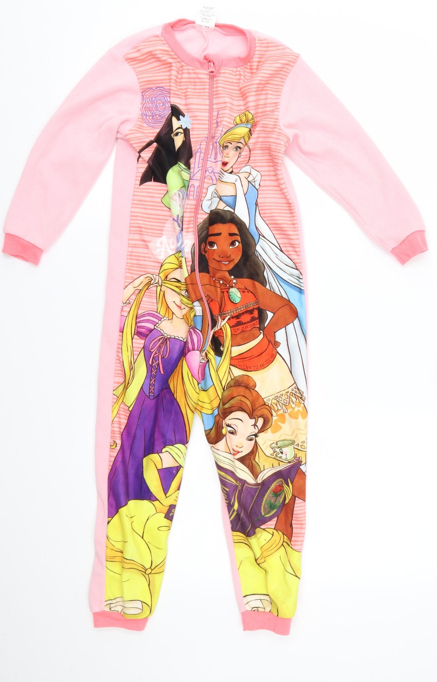 Preworn Girls Pink    One Piece Size 5-6 Years  - disney