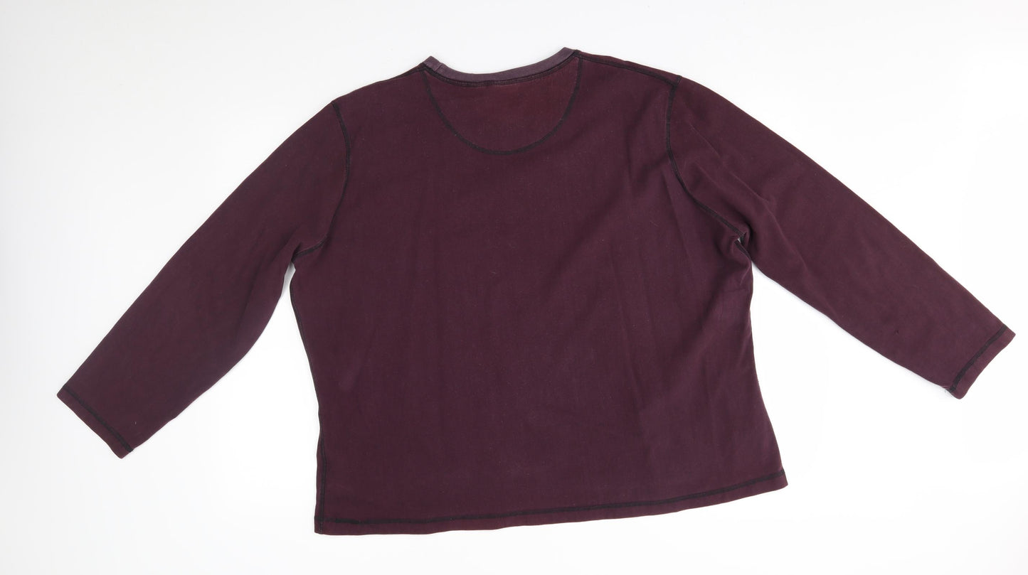 Natural Reflections Womens Red   Pullover Jumper Size 3XL