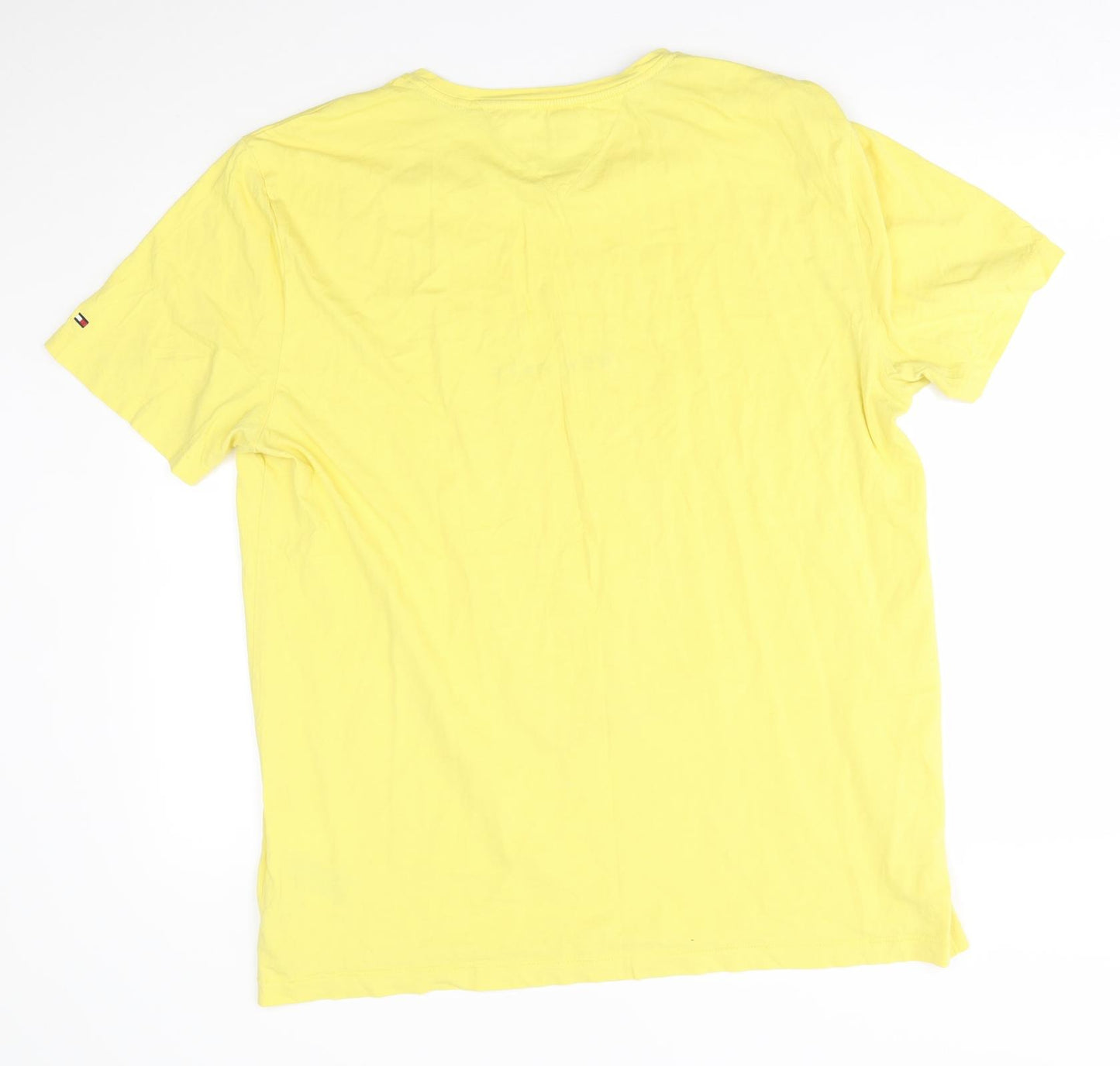 Tommy Hilfiger Mens Yellow    T-Shirt Size 2XL