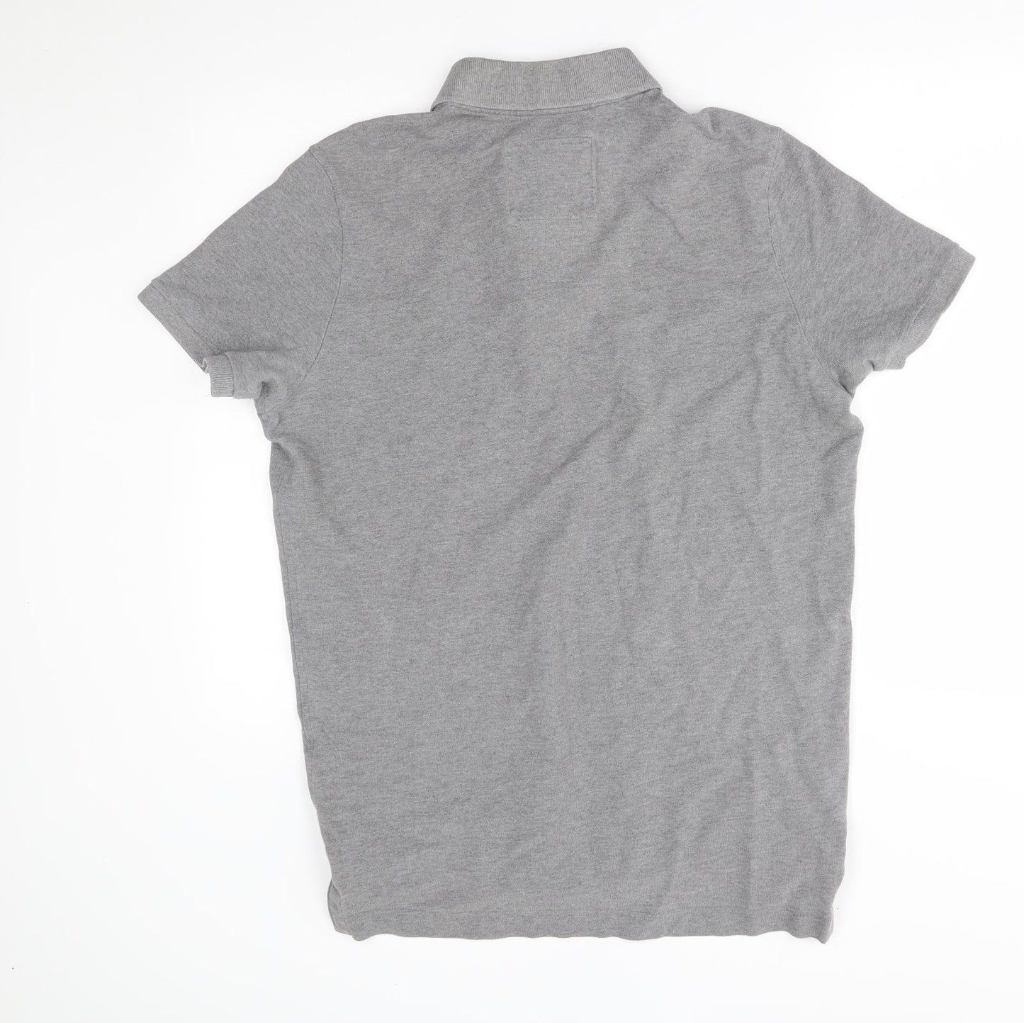 Abercrombie & Fitch Mens Grey    Polo Size 2XL  - muscle fit