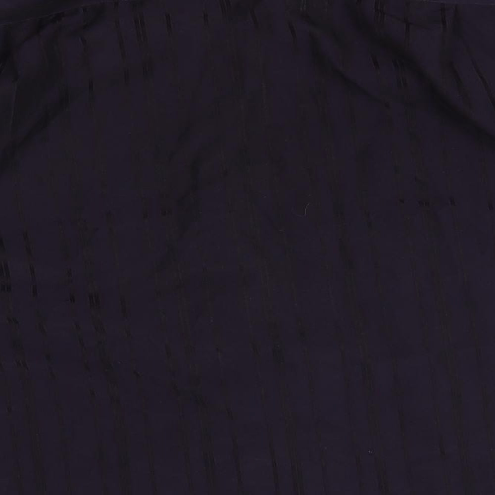 Urban Spirit Mens Purple Striped   Dress Shirt Size 2XL  - soft touch