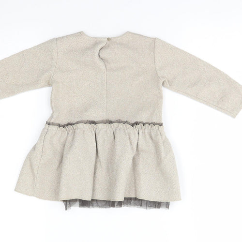 Zara Girls Beige   A-Line  Size 9-12 Months