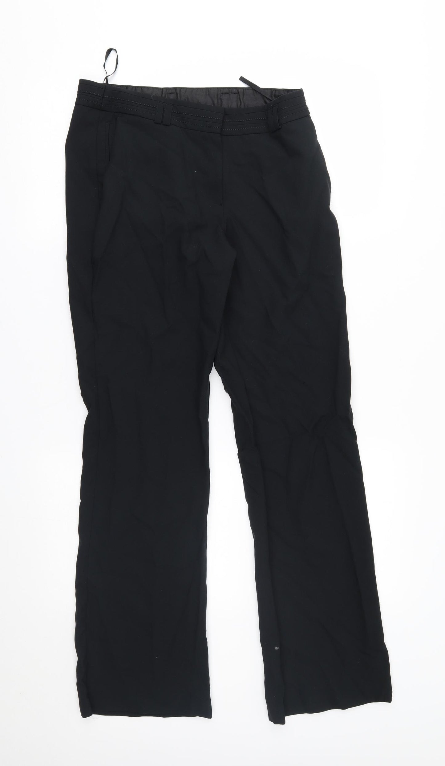 New Look Womens Black   Trousers  Size 10 L29 in