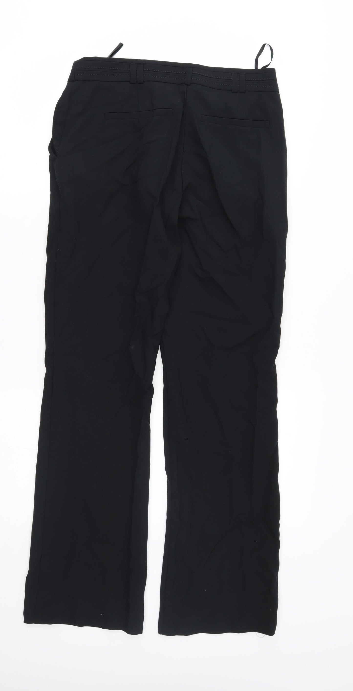 New Look Womens Black   Trousers  Size 10 L29 in