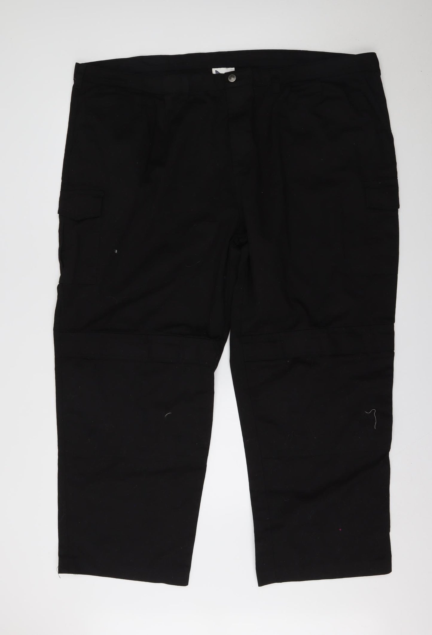 Vision Womens Black   Cargo Trousers Size 52 in L29 in