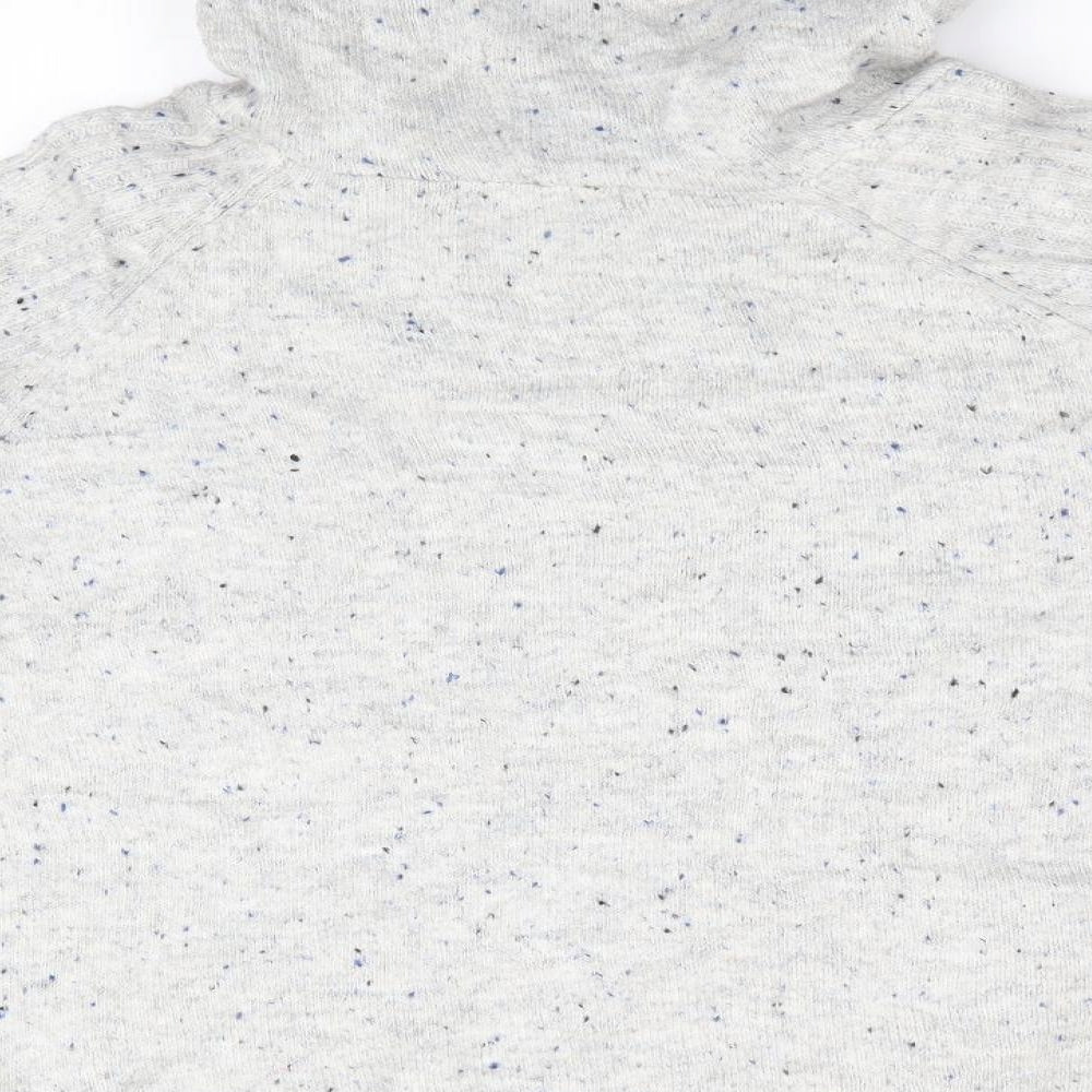 Marks and Spencer Mens Grey   Pullover Hoodie Size M  - Woollen Texture