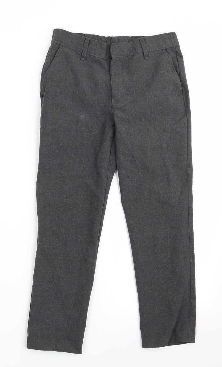 Marks and Spencer Boys Grey Dress Pants Trousers Size 7-8 Years