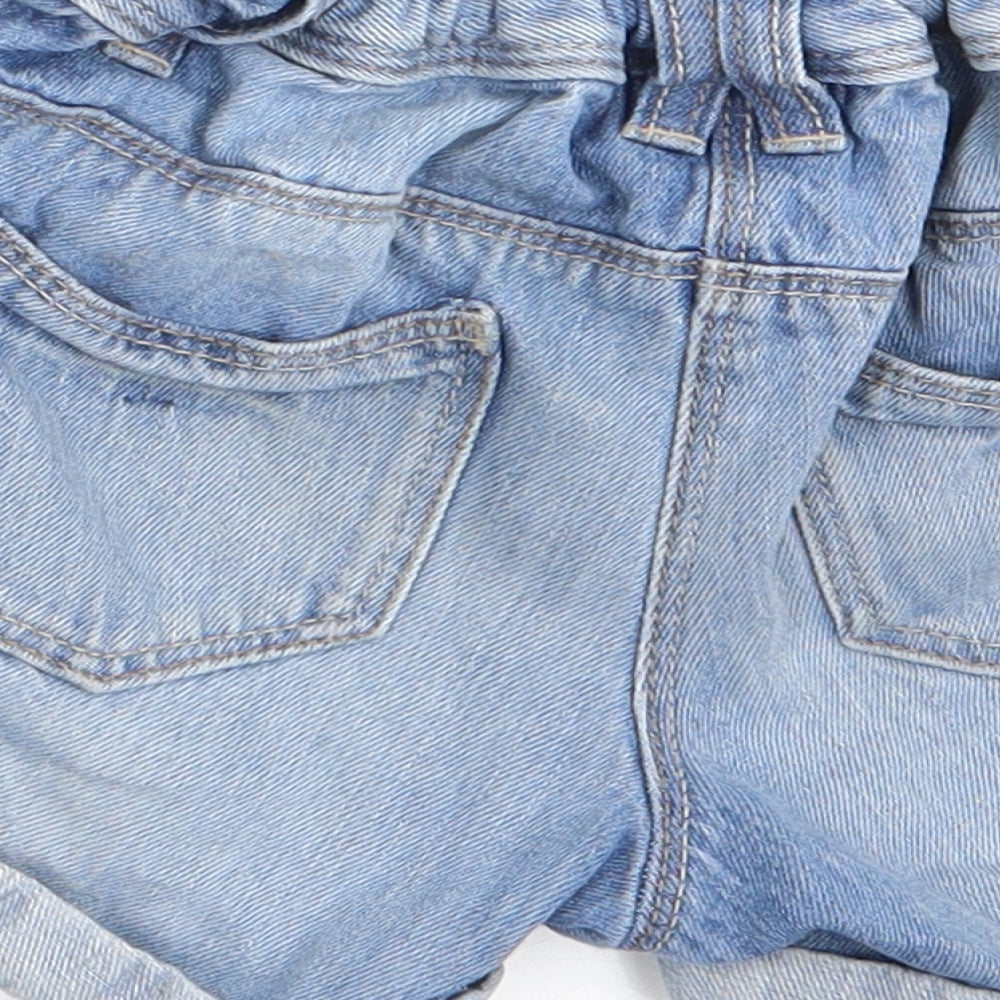 NEXT Girls Blue   Chino Shorts Size 4-5 Years - Denim Shorts