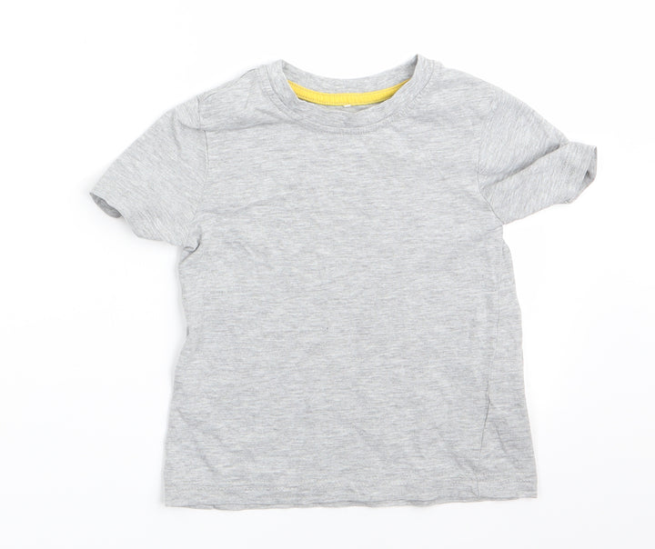 George Boys Grey   Basic T-Shirt Size 2-3 Years