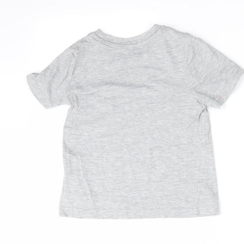 George Boys Grey   Basic T-Shirt Size 2-3 Years