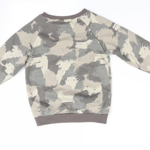 Primark Boys Green Camouflage  Pullover Sweatshirt Size 2-3 Years  - a + b = c