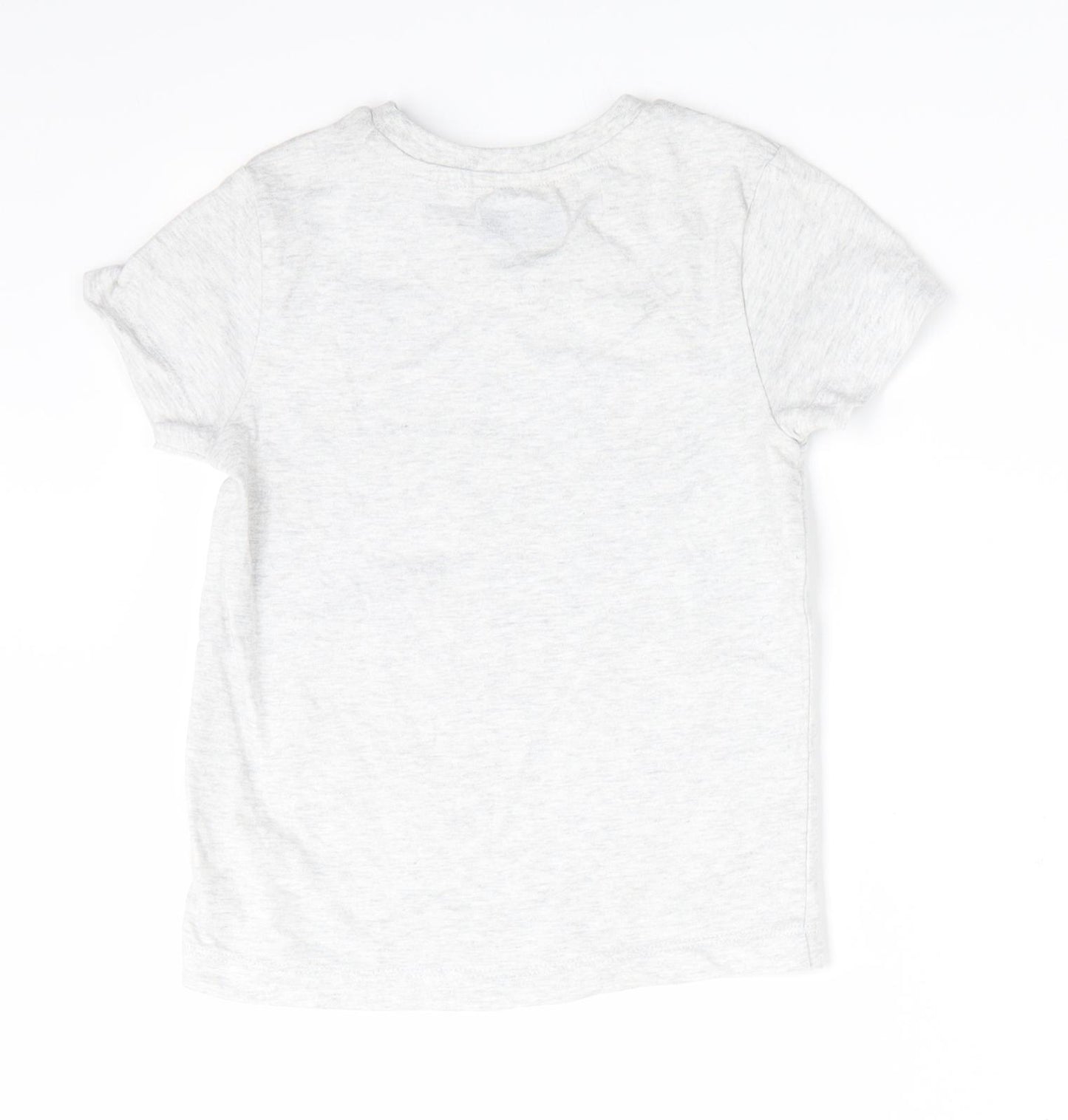 Nutmeg Girls Grey Animal Print  Basic T-Shirt Size 2-3 Years  - Peppa pig
