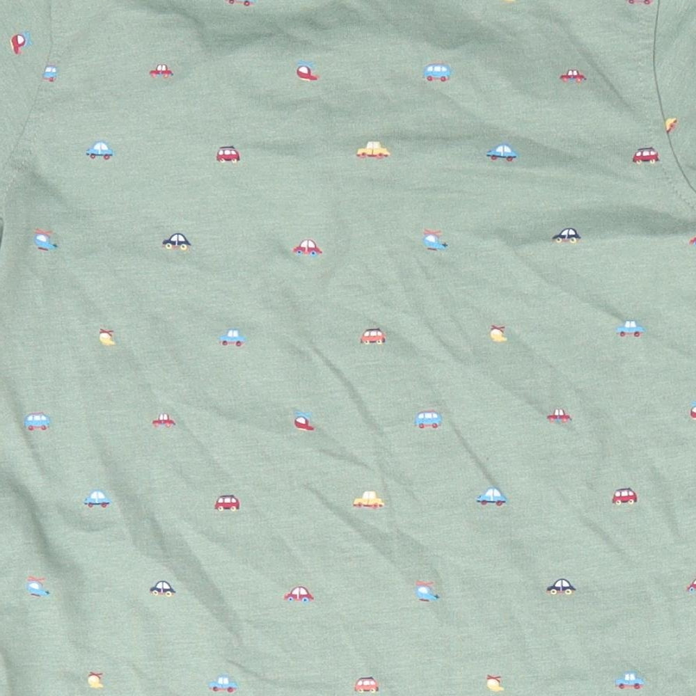 George Boys Green   Basic Polo Size 2-3 Years  - Car print