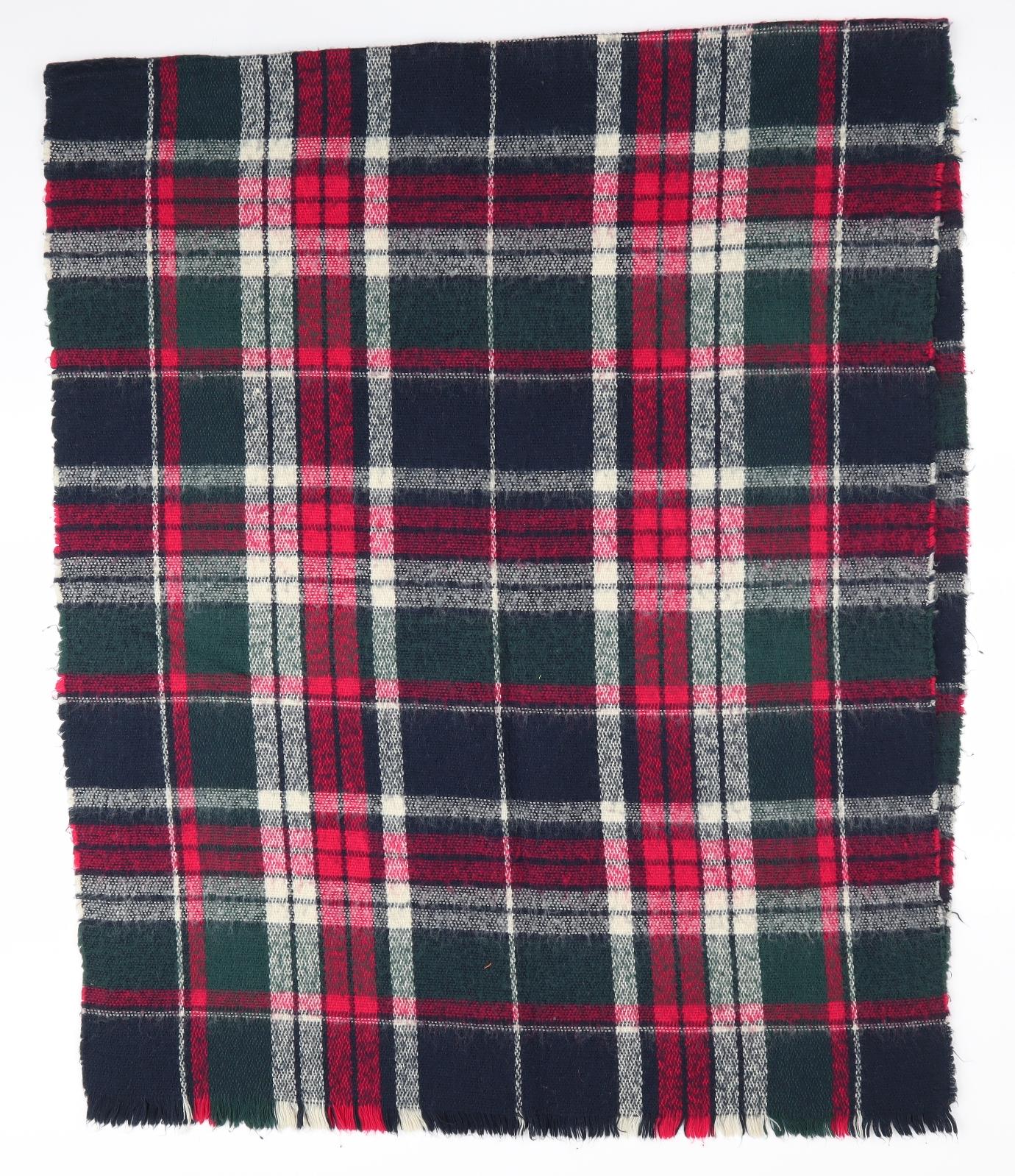 Preworn Womens Green Check   Shawl/Wrap