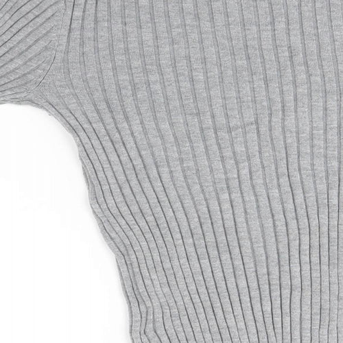 H&M Womens Grey   Pullover Jumper Size S