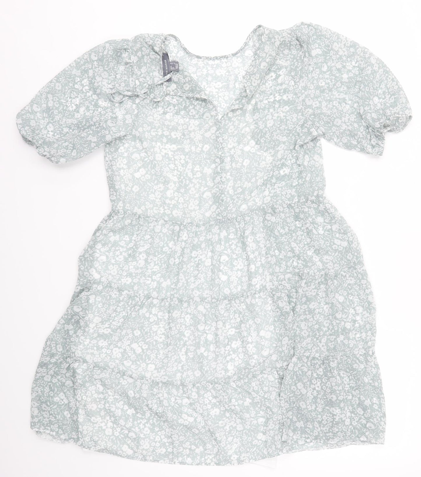 Primark Womens Multicoloured Floral  A-Line  Size 10