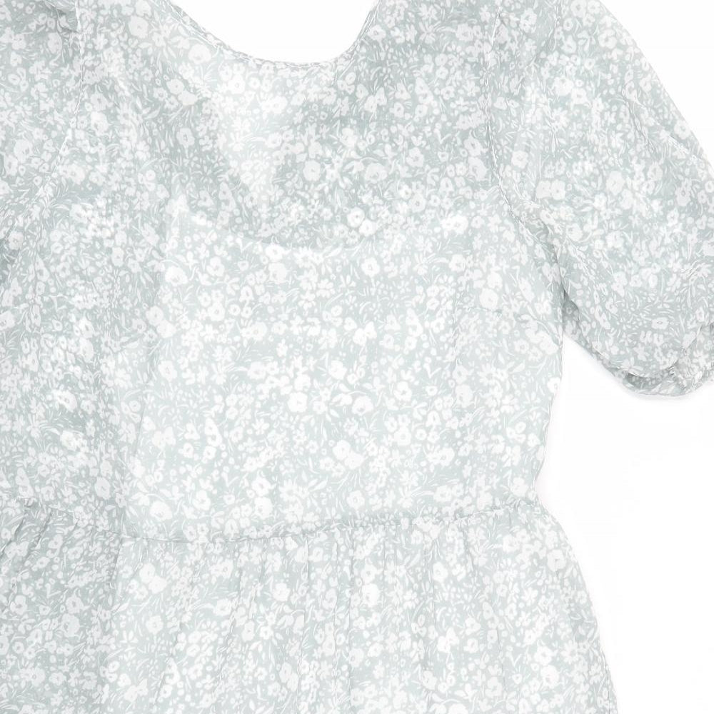 Primark Womens Multicoloured Floral  A-Line  Size 10