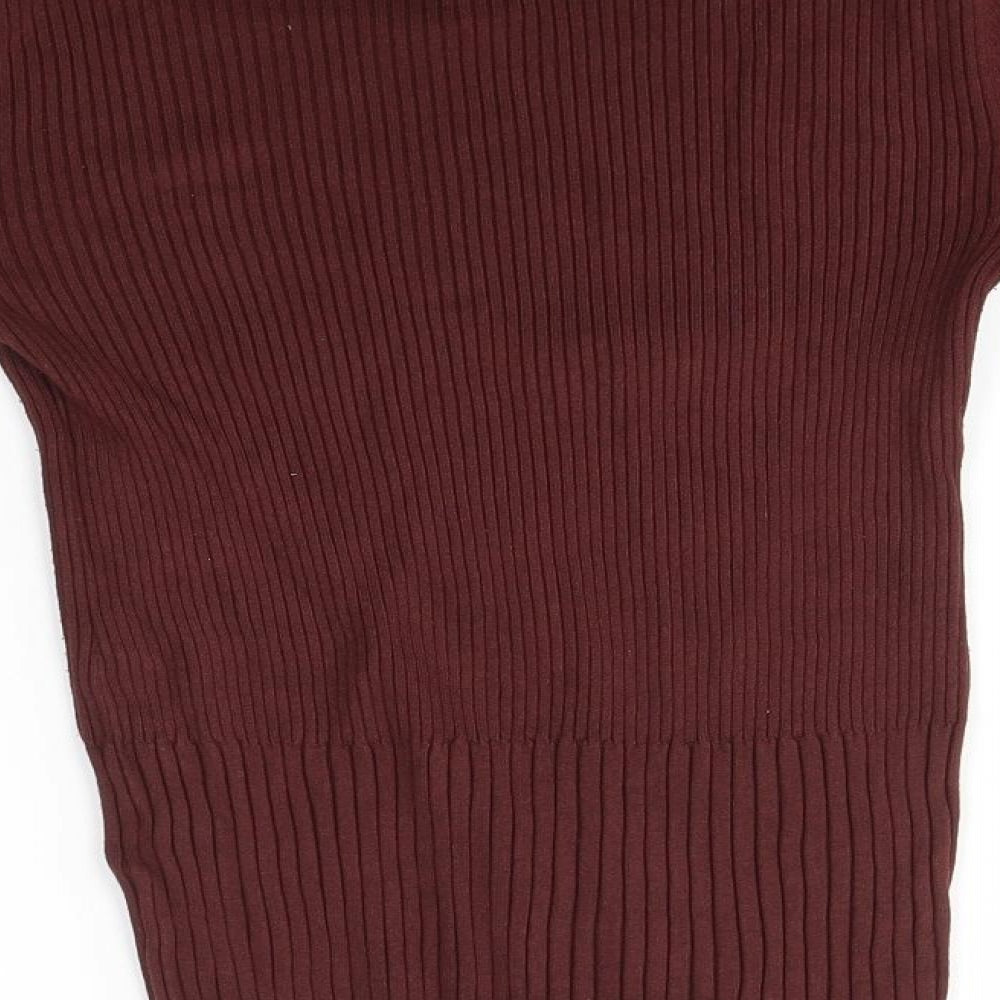 H&M Womens Brown   Pullover Jumper Size S