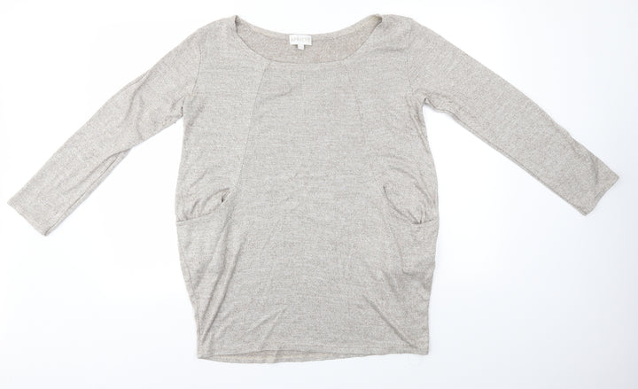 Apricot Womens Grey Pullover Jumper Size M