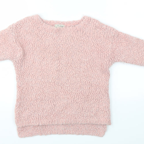TU Girls Black   Pullover Jumper Size 7 Years