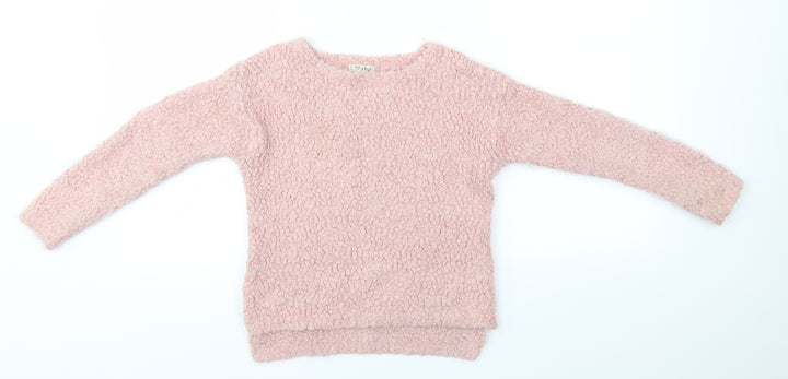 TU Girls Black   Pullover Jumper Size 7 Years