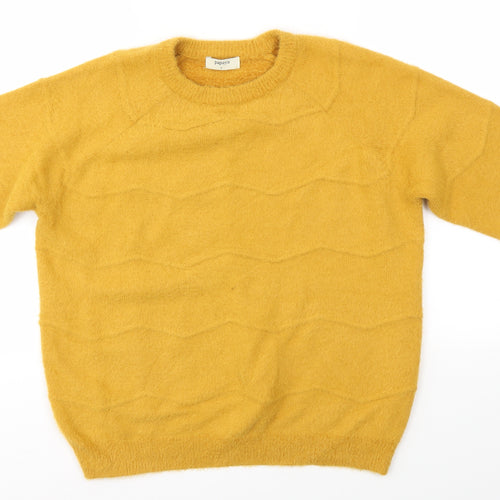 Papaya Womens Yellow   Pullover Jumper Size L