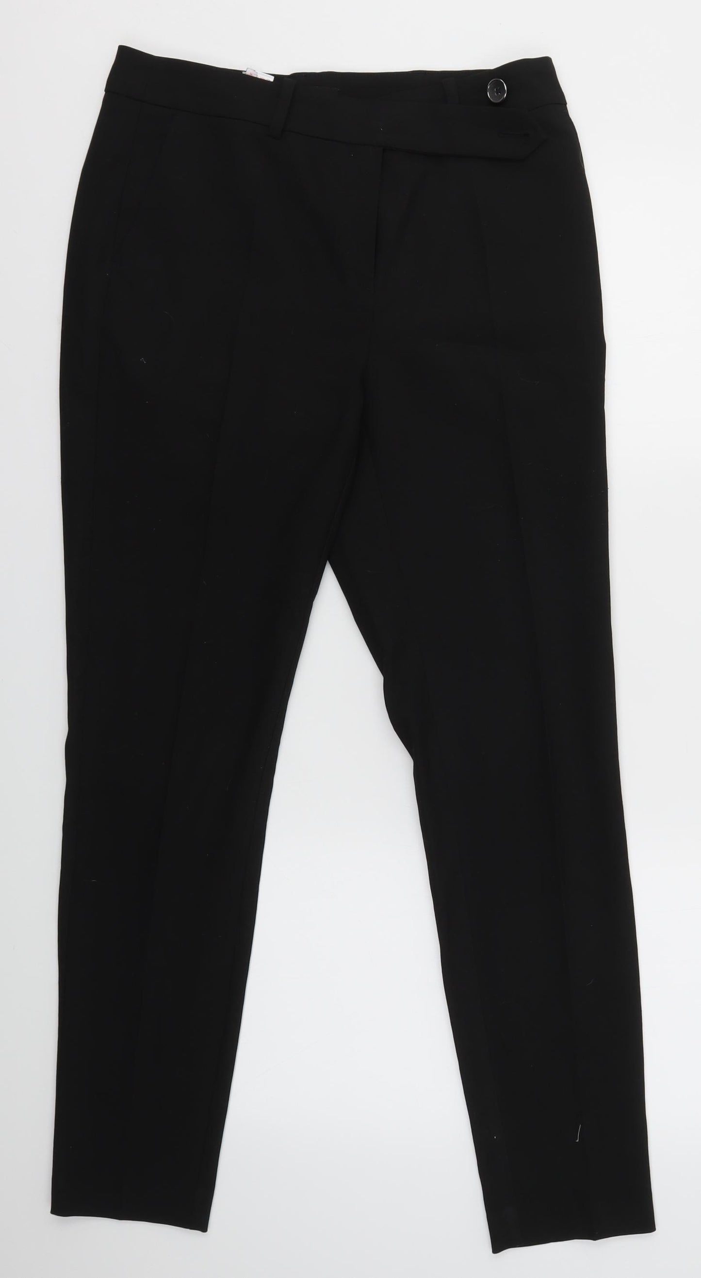 NEXT TAILORING Womens Black   Dress Pants Trousers Size 10 L29 in