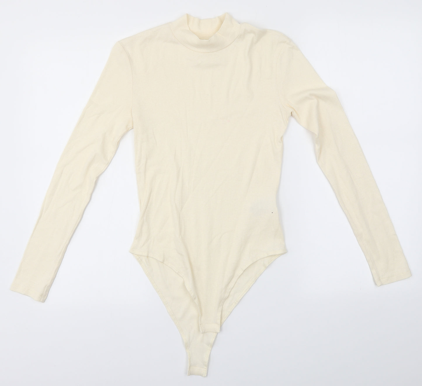 H&M Womens White   Bodysuit One-Piece Size S