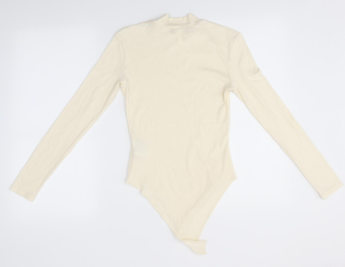 H&M Womens White   Bodysuit One-Piece Size S