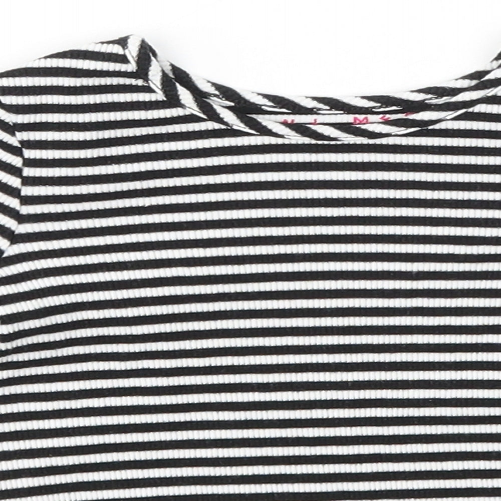 Nutmeg Girls Multicoloured Striped  Basic T-Shirt Size 2-3 Years