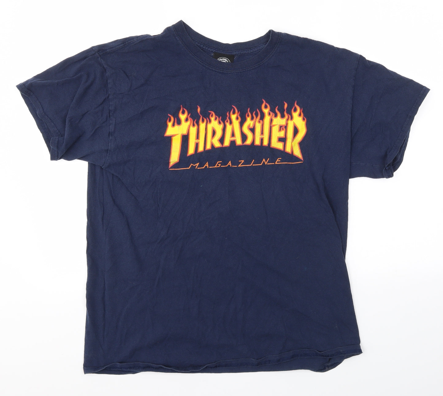 Thrasher Womens Blue   Basic T-Shirt Size L
