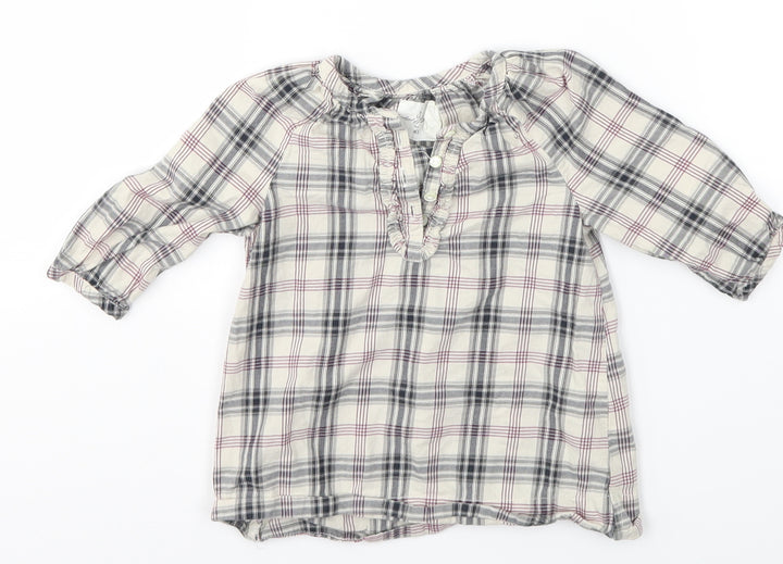 H&M Girls Multicoloured Check  A-Line  Size 3-6 Months