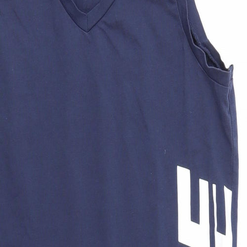 Hype Womens Blue   Basic T-Shirt Size 8