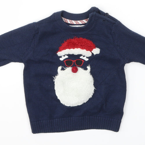 Preworn Baby Multicoloured   Pullover Jumper Size 9-12 Months  - festive christmas